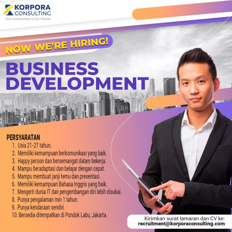 Lowongan Kerja, Regional Business Development Manager – Ekspansi Bisnis di Asia Tenggara